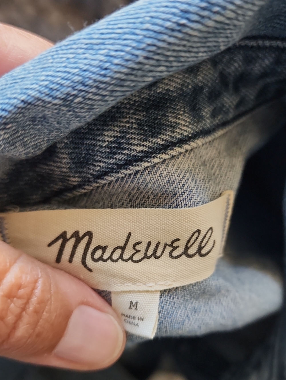 Madewell Denim Utility Jumpsuit Boiler Suit One Piece Light Wash Long Sleeve - Picture 10 of 10
